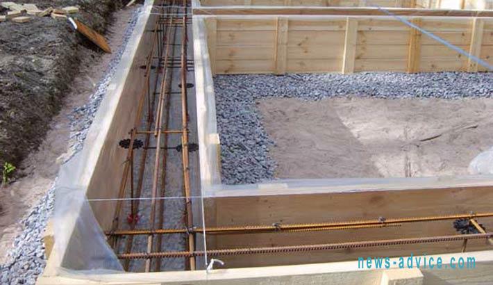 Поради щодо будівництва Монолітний фундамент