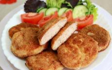 Рецепти Ніжні курячі котлети